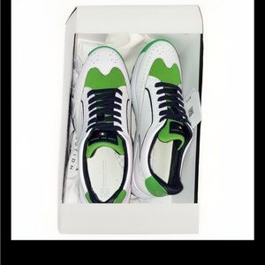 Duca del Cosma Men's Waterproof Golf Sneakers White Green size 10.5